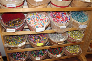 An image of candy bins in a store.